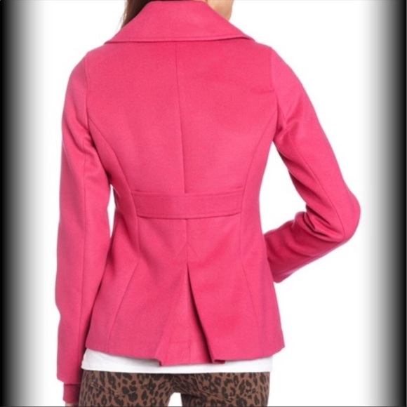 NWOT Tommy Hilfiger Double-Breasted Bow Pea Coat - Picture 5 of 7